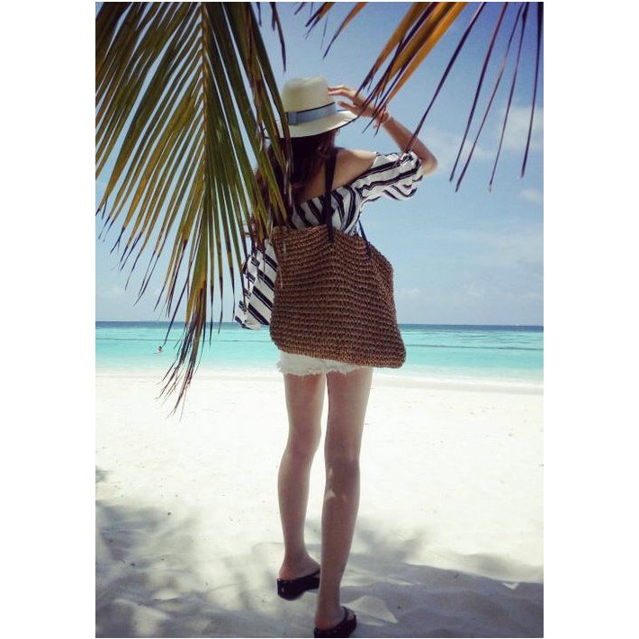 Brownie Beach Bag ราคาโปรโมชั่น พร้อมส่ง (A31)