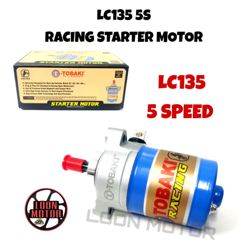 LC135 5S / LC 5 SPEED RACING STARTER MOTOR - TOBAKI RACING