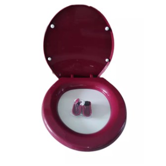 ฝารองนั่ง ฝาชักโครก ฝาส้วม NASCO NS-6001  ทรงกลม ราคาถูก ของแท้ 100%