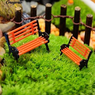 Gregorio มินิมาร์ทการ์ด Miniature Bench Craft DIY ประดับตกแต่ง Bench Model