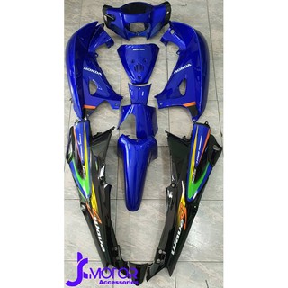 ชุดสี WAVE125 R/S สีน้ำเงินแก้ว-ท้าย​ดำ