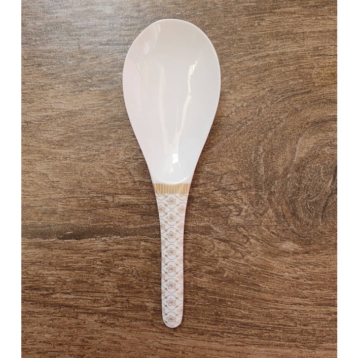 ทัพพีตักข้าวซุปเปอร์แวร์ 1ชิ้น ลายกรองทอง💥ทนร้อน100องศา