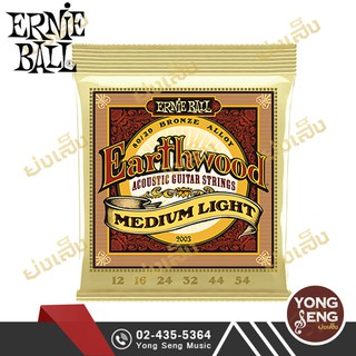 ERNIE BALL สายกีตาร์โปร่ง EARTHWOOD 80/20 BRONZE รุ่น P02003