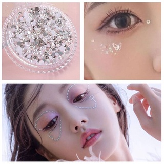 Internet celebrities tear drill eye make-up patch eye corner patch tear mole paste glitter glitter fairy sequin eye and face