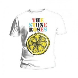 เสื้อยืด พิมพ์ลายการ์ตูน Kawaii The Stone Roses Lemian Brown Rock Fe ขนาดใหญ่