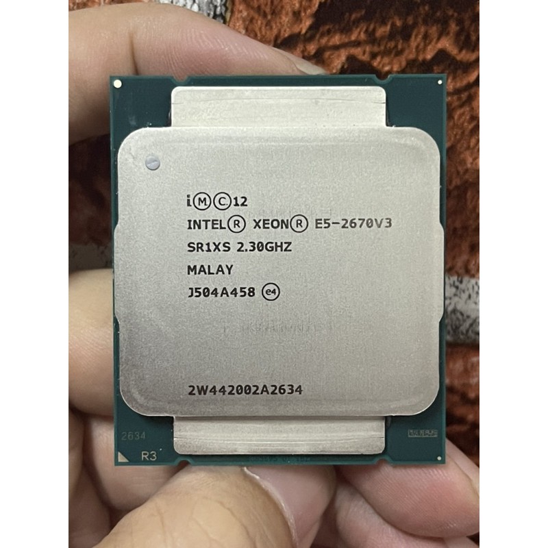 CPU Intel xeon e5 2670 v3 12c/24t 2011v3 พร้อมส่ง
