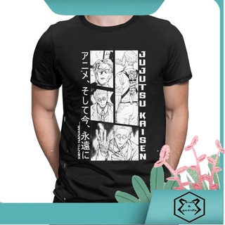 เสื้อยืดแขนสั้น คอกลม ผ้าฝ้ายแท้ พิมพ์ลายอนิเมะ Kento Nanami Jujutsu Kaisen