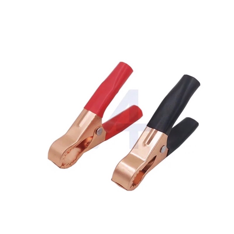 สายคีบแบต-หางปลา สายดำแดง#1ทองแดงแท้laser/สายพ่วงแบต/ต่ออินเวอร์เตอร์ - รูปที่ 4