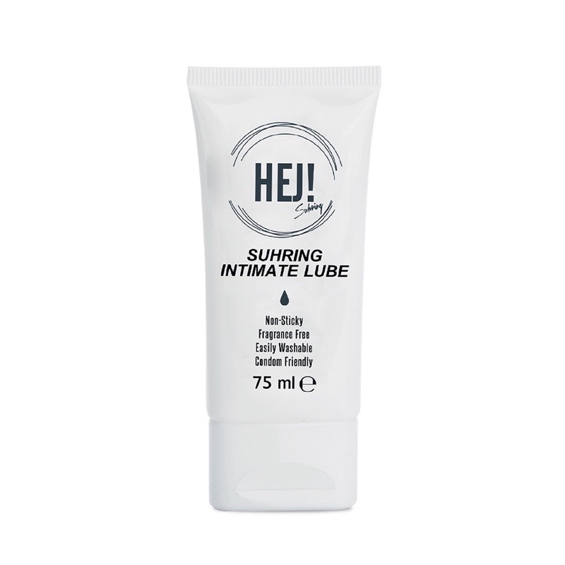 เจลหล่อลื่น Hej Suhring Intimate Lube 75ml. เนื้อขาวขุ่น สูตรลอกเลียนแบบน้ำตามธรรมชาติ