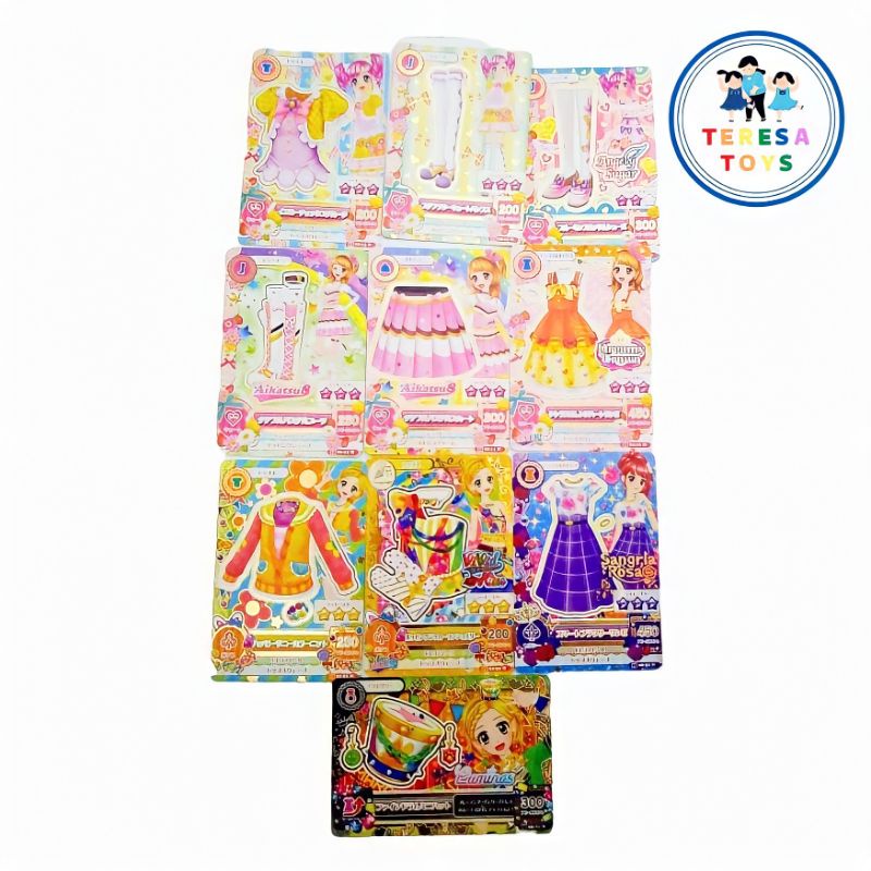 การ์ด Aikatsu ของญี่ปุ่น การ์ด Aikatsu ดั้งเดิมจากญี่ปุ่น
