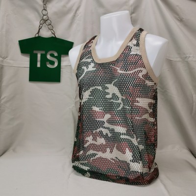 [สินค้าพร้อมส่ง] เสื้อกล้ามฉลุลายพราง 20 ลาย