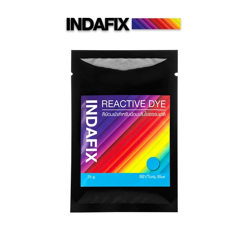 สีย้อมผ้า สูตร Premium ยี่ห้อ INDAFIX ขนาด 25 กรัม thumbnail 3