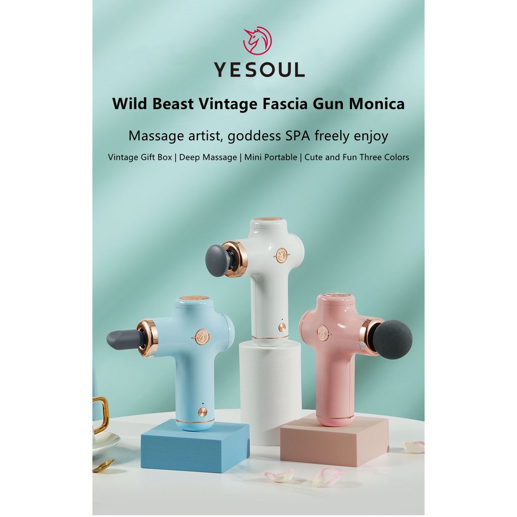 【จัดส่งที่รวดเร็ว】Xiaomi Yesoul Wireless Myofascial Gun 3-speed ...