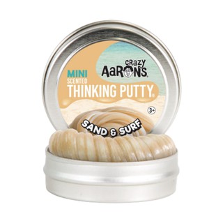 Crazy Aaron s Thinking Putty รุ่น SUMMER Limited SAND &amp; SURF- สีเนื้อ กลิ่นหอมมะพร้าวและวนิลา ขนาด 2 นิ้ว