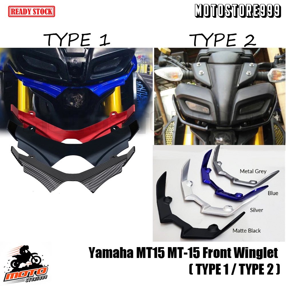 Yamaha MT15 MT-15 Front Winglet Front Fairing Aerodynamic ฝาครอบล่าง