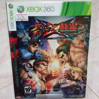แผ่นเกมส์ เอ็กบ็อกซ์ Xbox360 Street Fighter X Tekken สตรีท ไฟเตอร์ เอ็ก เทคเคน