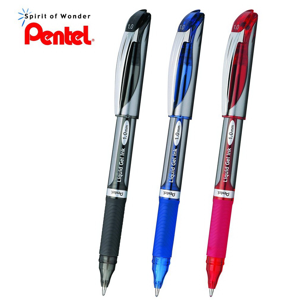 ปากกาหมึกเจล 1.0 เพนเทล Pentel Energel BL60 (แแบสวมปลอก)