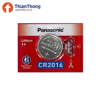 *รับประกันของแท้* Panasonic Battery Lithium Coin ถ่านกระดุม พานาโซนิค - รุ่น CR2016