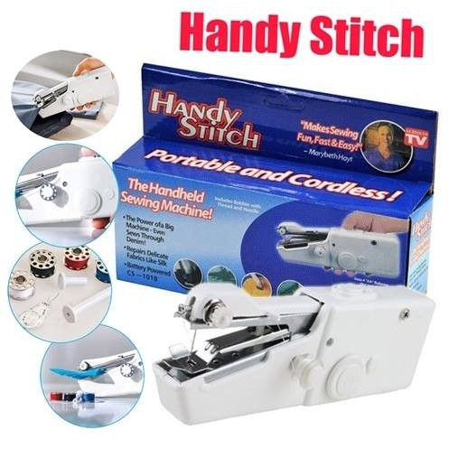 จักเย็บผ้าไฟฟ้ามือถือ ขนาดพกพา จักรเย็บผ้า Handy Stitch อุปกรณ์เย็บผ้า