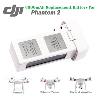 เปลี่ยนสำหรับ DJI Phantom 2 แบตเตอรี่ 11.1V 6000mAh เข้ากันได้กับ DJI Phantom 2 Quadcopter Drone สำหรับ DJI Phantom 2 Vi