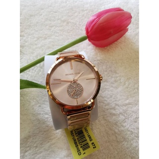 นาฬิกา MK Michael Kors MK159X0115RG สีโรสโกลด์ ของแท้ จากอเมริกา มาพร้อมกล่อง Watch Station