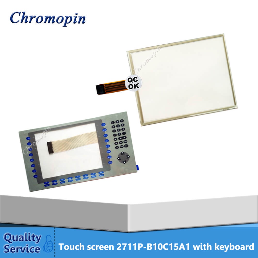 หน้าจอสัมผัสสําหรับ AB 2711P-B10C15A1 2711P-B10C15A2 2711P-B10C6A6 2711P-B10C6A7 แผงเมมเบรน Plus CE1