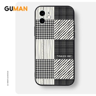 Guman เคสไอโฟน เคสซิลิโคนนุ่มขอบเหลี่ยมกันกระแทกน่ารักตลก เคสโทรศัพท์ Compatible for iPhone 14 13 12 11 Pro Max SE 2020 X XR XS 8 7 6 6S Plus พลัส XYB789