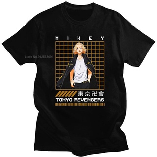 เสื้อยืดแขนสั้น ผ้าฝ้ายแท้ ทรงหลวม พิมพ์ลายการ์ตูน Tokyo Revengers สไตล์ญี่ปุ่น คลาสสิก ขนาดใหญ่ แฟชั่นฤดูร้อน