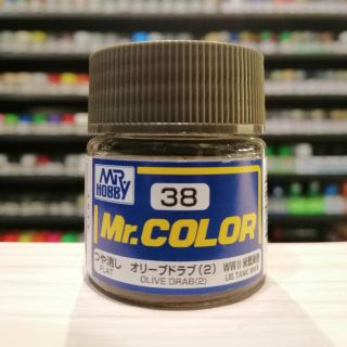 สี Mr.COLOR no.38 OLIVE DRAB