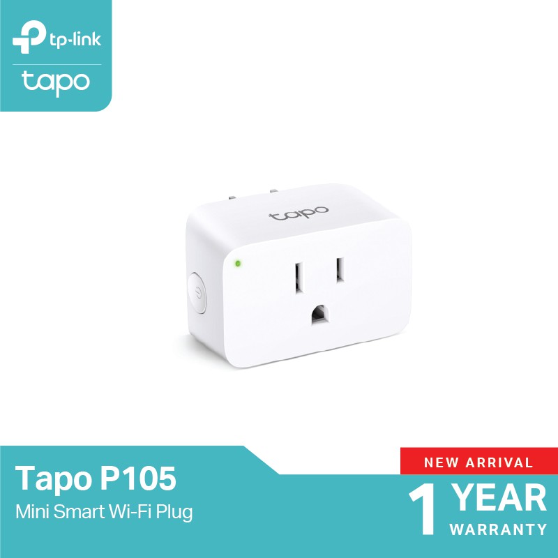 ลดราคา Tapo P105 Mini Smart Wi-Fi Plug ปลั๊กอัจฉริยะ สามารถสั่งการด้วยเสียงผ่าน Amazon Alexa หรือ Google Assistant #ค้นหาเพิ่มเติม เราเตอร์แบบเสียบแอร์การ์ด ตัวรับสัญญาณ WiFi ปลั๊กอัจฉริยะ