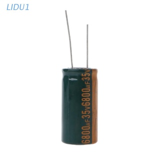 Lidu1 35V 6800Uf ตัวเก็บประจุอิเล็กโทรไลติกความถี่สูง Esr