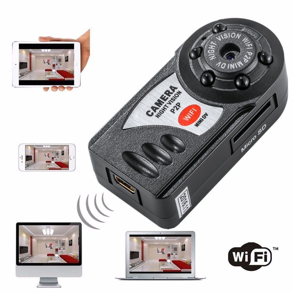 MINI WiFi Cameraกล้องถ่ายรูปไร้สายsecuriyพร้อมInfrared Night Vision Wireless DVR