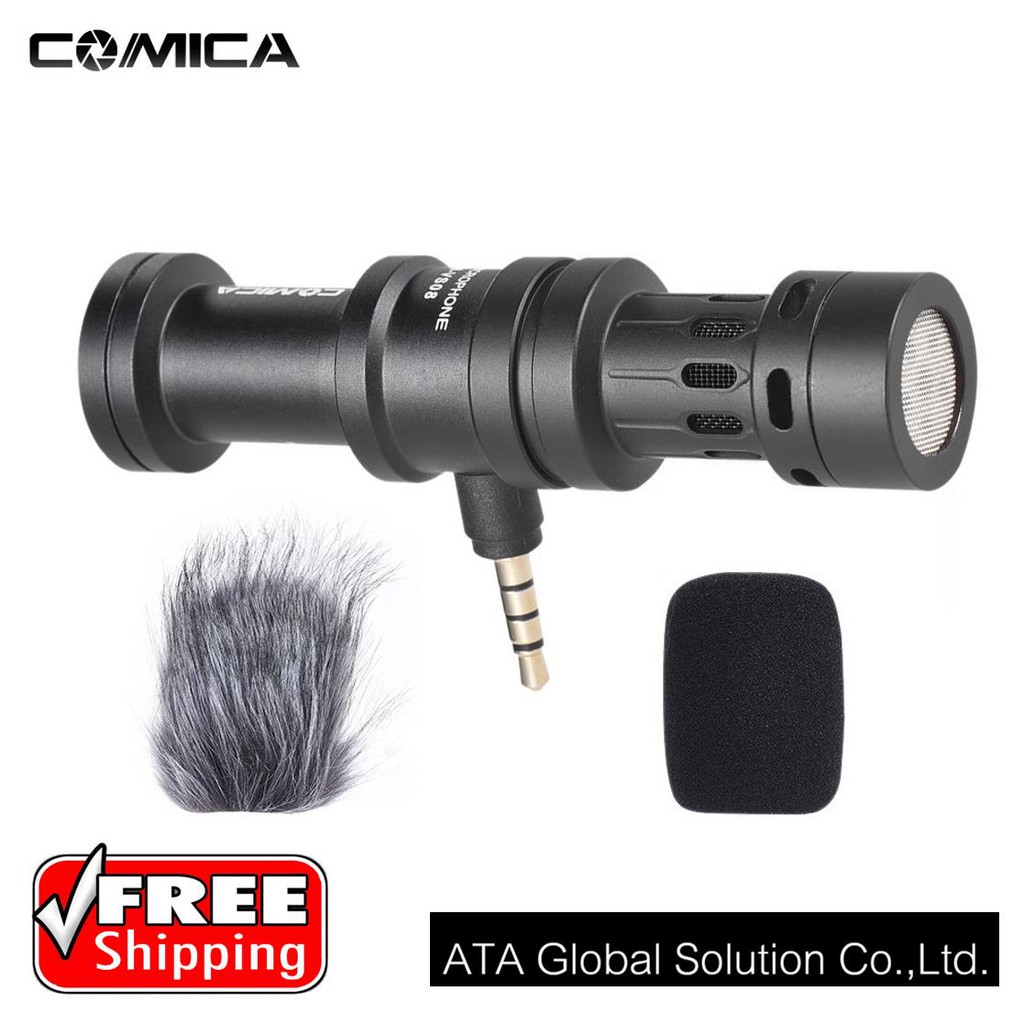 ไมค์ COMICA CVM-VS08 Professional Cardioid Directional Condenser Shotgun Video Microphone Full Metal