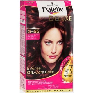 Schwarzkopf Palette Deluxe - Intensive Oil Caring Color สี 3-65 chocolate brown   น้ำตาลเข้มช็อกโกแลต