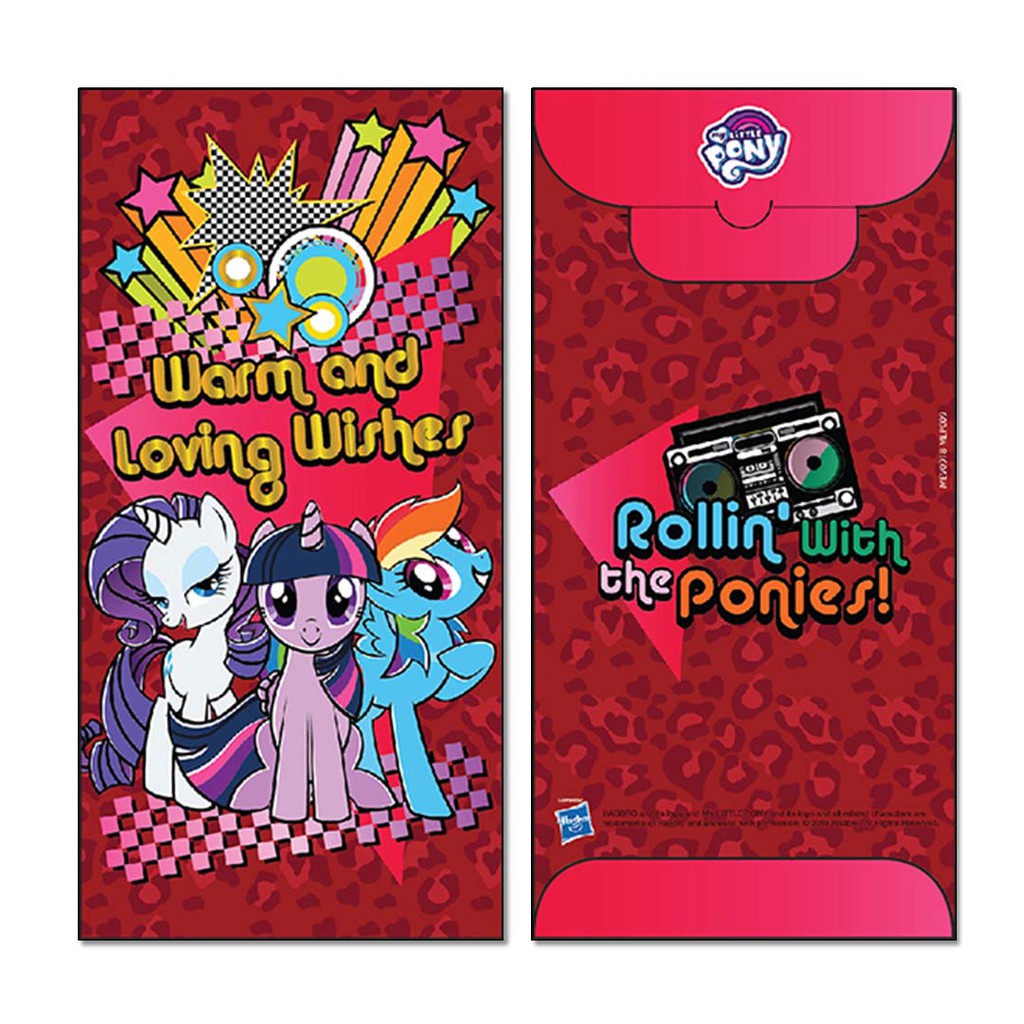 SOMETHING SWEET CARDS - MONEY ENVELOPES LARGE - ANGPAO - MONEY ENVELOPE - MY LITTLE PONY - MLP009