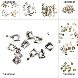 [FunnyHouse] หัวเข็มขัดตุ๊กตา ขนาดเล็ก 4 มม. 10 ชิ้น