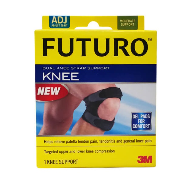 โค้ดส่วนลดมูลค่า 80 บาท สำหรับลูกค้าใหม่ [NEWPVCXJ] Futuro 3M อุปกรณ์พยุงลูกสะบ้าเข่า แถบรัดคู่ Dual