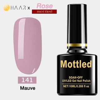 ยาทาเล็บ เจล Gel Nail Polish HAAR x Mottled Rose Tone โทน โรส กุหลาบ สี ชมพู ส้ม โอรส ม่วง จัดจำหน่ายโดย HAAR Distrib...