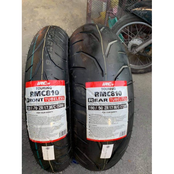 ยางใหม่​ IRC RMC810 120/70zr17-190/50zr17 มีจำนวนจำกัด