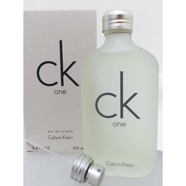 Calvin Klein CK One Eau De Toilette 100 ML. (กล่องขาย) ราคา  1,100 บาท ราคาปกติ 2,650