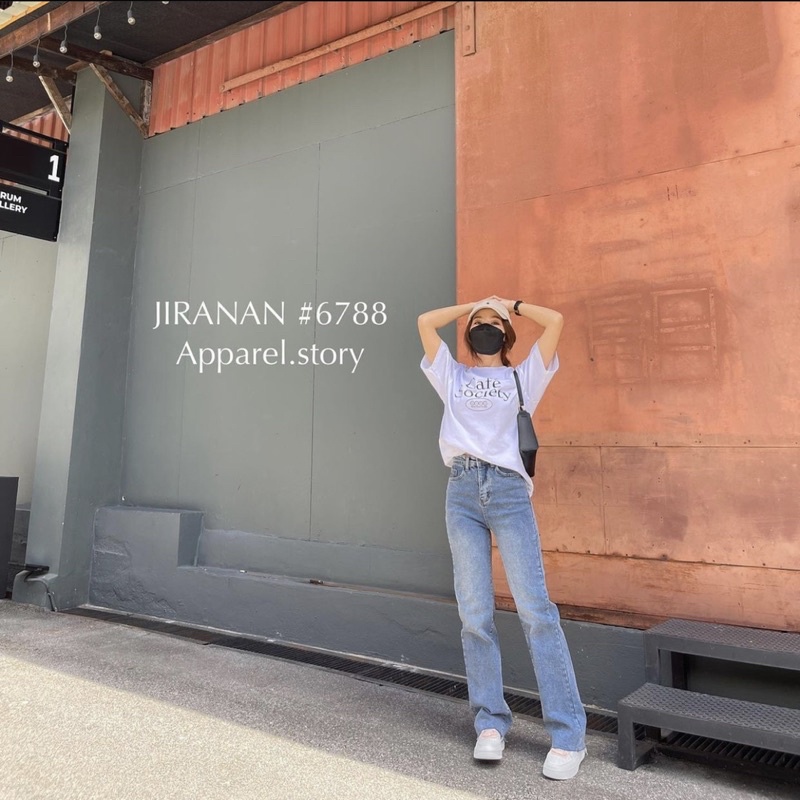 [เก็บโค้ดหน้าร้าน 30% เหลือ 434฿] กางเกงยีนส์ Jiranan 6788 สีสวย ขายดีมาก