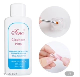 💅🏻น้ำยาเช็ดหน้าเล็บ SINA cleanser plus💅🏻น้ำยาเช็ดเหนียว น้ำยาเกลี่ยเจล น้ำยาเช็ดคราบเหนียวหลังการทำเล็บ