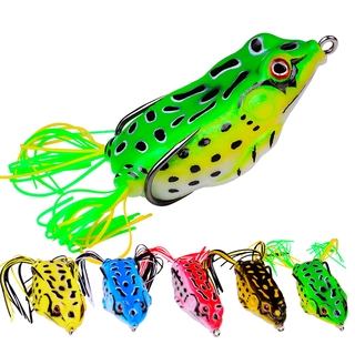 PROBEROS Fishing Lure Soft Frog Lure 5g 8.5g 13g 17.5g เหยื่อตกปลา Double Hook Thunder Frog Baits Lures อุปกรณ์ตกปลา FR030