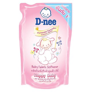 Hygiene products BABY FABRIC SOFTENER REFILL D-NEE 600ML PINK Mother and child products Home use ผลิตภัณฑ์เพื่อสุขอนามัย