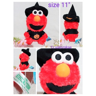 (พร้อมส่ง) ตุ๊กตาเอลโม่และผองเพื่อน Elmo มือสอง ตุ๊กตาลิขสิทธิ์แท้  ตุ๊กตาผ้า