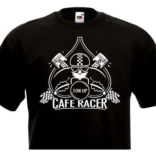 Tee Shirt Cafe Racer Ton Up Bsa Triumph Triton Norton Motorcycle Moto Vintage Birthday Present