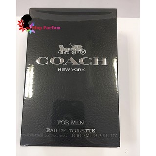 Coach New York Edt For Men 100 ml. ( กล่องซีล )