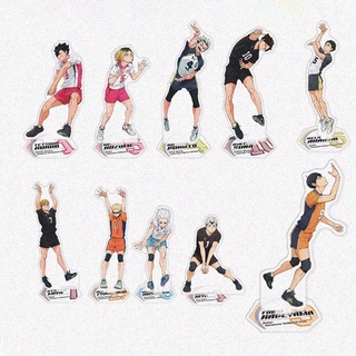 ฟิกเกอร์อะคริลิคลายการ์ตูน Haikyuu High School Volleyball อะคริลิคสําหรับตกแต่งบ้าน