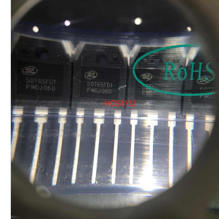 50T65FD1 2 100% ชิ้น 50T65 50T65FD IGBT TO-3P ยี่ห้อใหม่ pxa6 100%