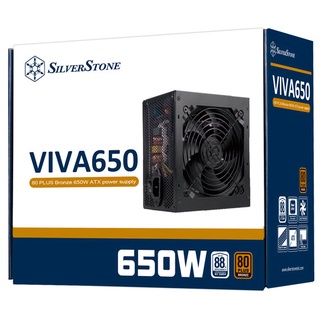 POWER SUPPLY (อุปกรณ์จ่ายไฟ) SILVERSTONE VIVA  650W , 750W (80+ Bronze) ประกัน 3 ปี